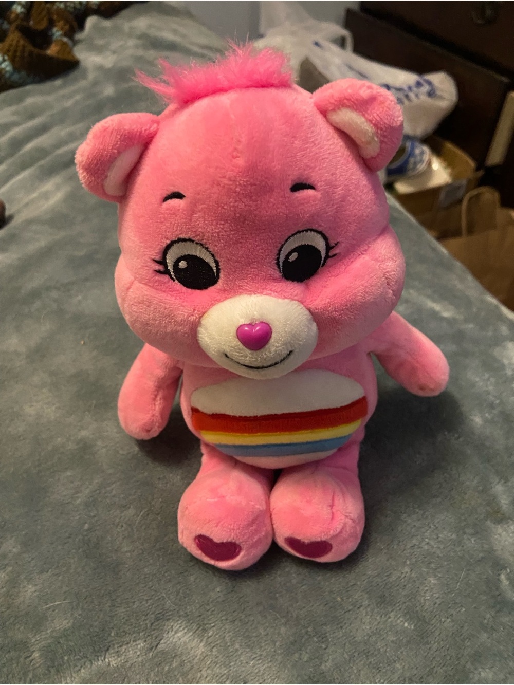 Care Bears Pink Rainbow Heart Belly Plush